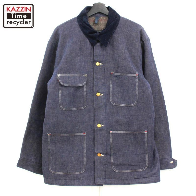 濃紺! 60s 70s デニムカバーオール ビッグサイズ 濃紺! 60s 70s デニムカバーオール ビッグサイズ 70s Lee デニム