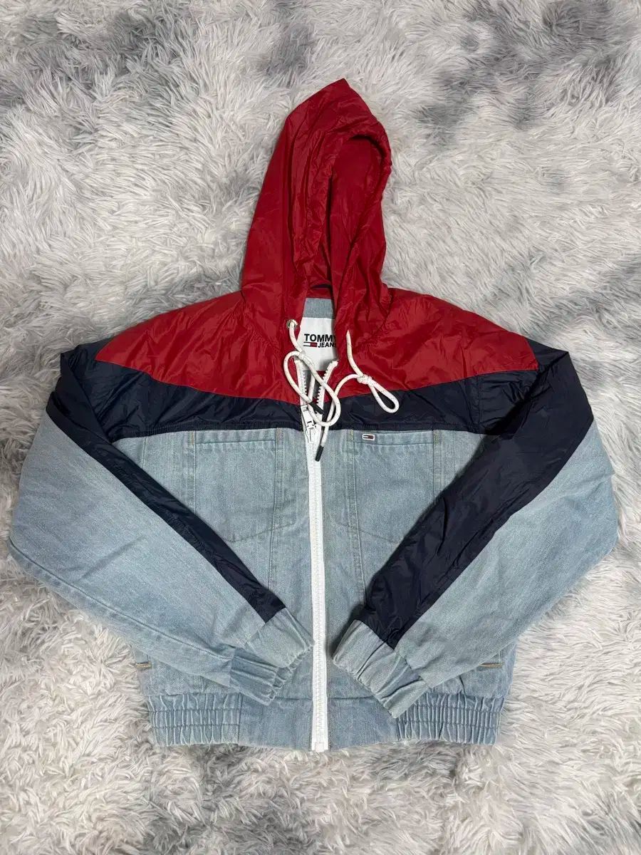 TOMMY JEANS トミー ジーンズ デニム フード ジャケット 韓国 レディース S