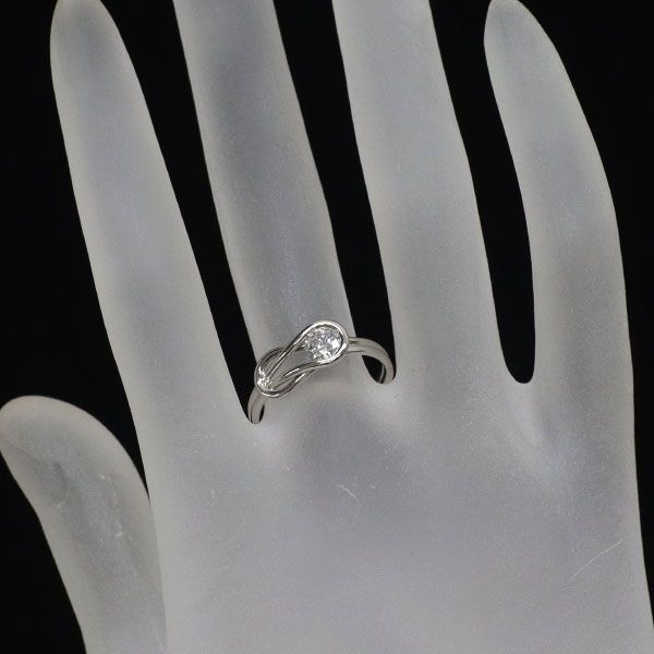 フォーエバーマーク Pt950 ダイヤモンド リング 0.33ct エンコルディア  