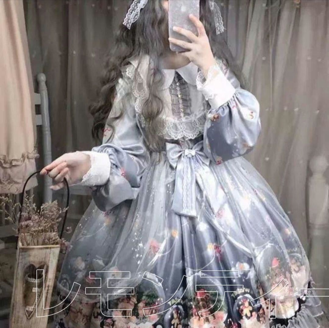 フェアリープリンセスロリータ　ワンピース　ロリータ　スウィート　甘ロリ フェアリープリンセスロリータ ワンピース ロリータ スウィート
