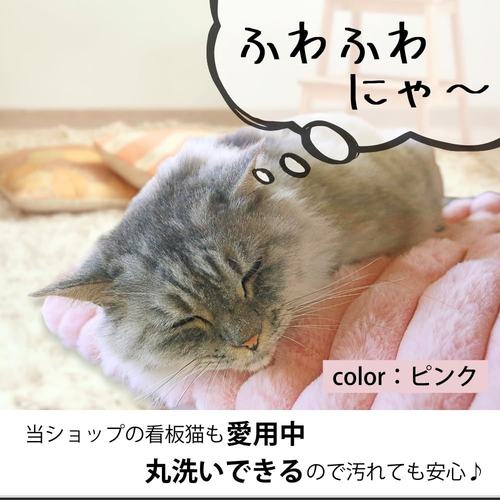 北欧 ふわもこクッションカバー : TUKUMO おしゃれ 可愛い クッションカバー TUKUMO（つくも） ファー 45×45cm ふんわりもこもこ リネン調 丈夫 韓国 mofua うっとり