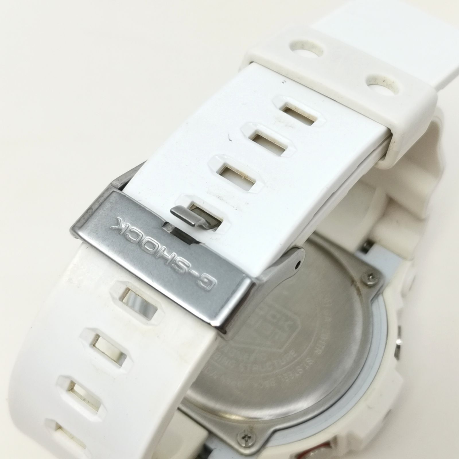 G-SHOCK ANALOG-DIGITAL GA-201TR ホワイト 腕時計 レッド ブルー 電池 
