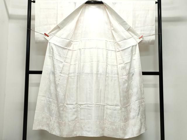 平和屋着物＊夏物 長襦袢 紗 縞 暈し染め 正絹 逸品 CAAT9568dy