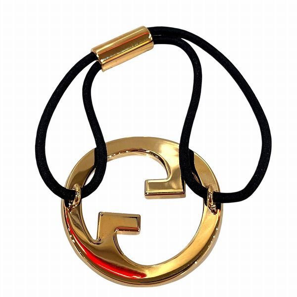未使用級 GUCCI インターロッキング ヘアバンド　 黒　Mサイズ m440 グッチ GUCCI ブロンディ インターロッキングG ヘアアクセサリー