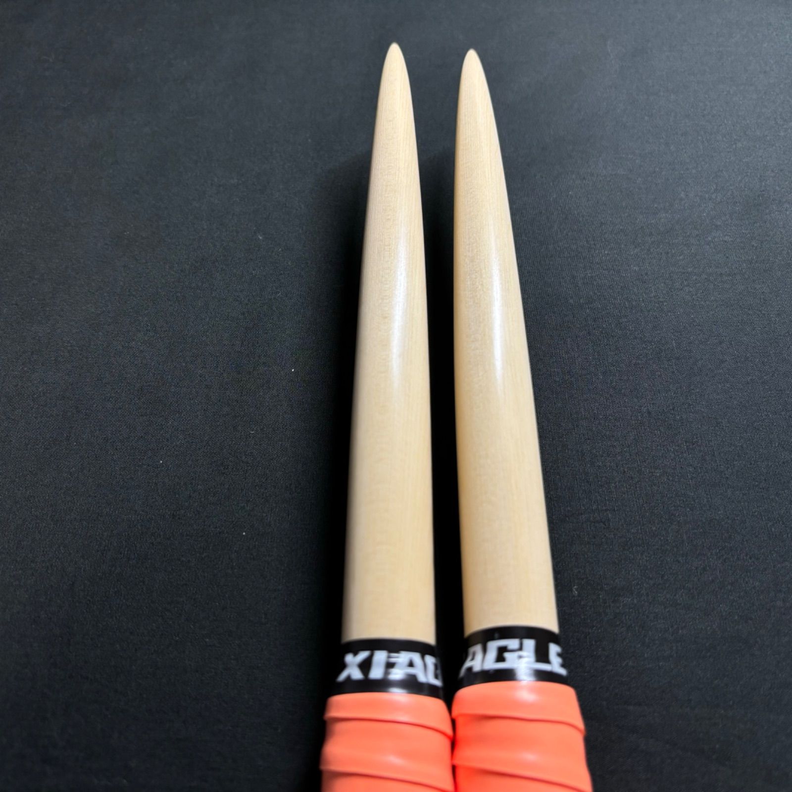 米ヒバ万能型】太鼓の達人 マイバチ 直径2.0cm×長さ37.0cm オレンジ