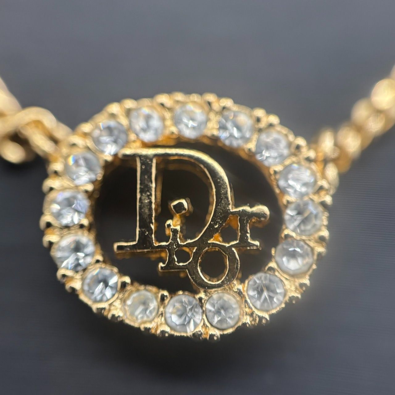 DIOR ディオール ネックレス ロゴ ヴィンテージ ゴールド DIOR ディオール ネックレス ロゴ ヴィンテージ ゴールド