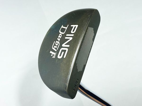 PING ピン パター Darby F ISO FORCE シリアルナンバー入り アイソフォース Darby F ダービー F ハニカム チタン入り  コンポジット ヘッド ダブルベント マレット型 パター 右利き用パター - メルカリ