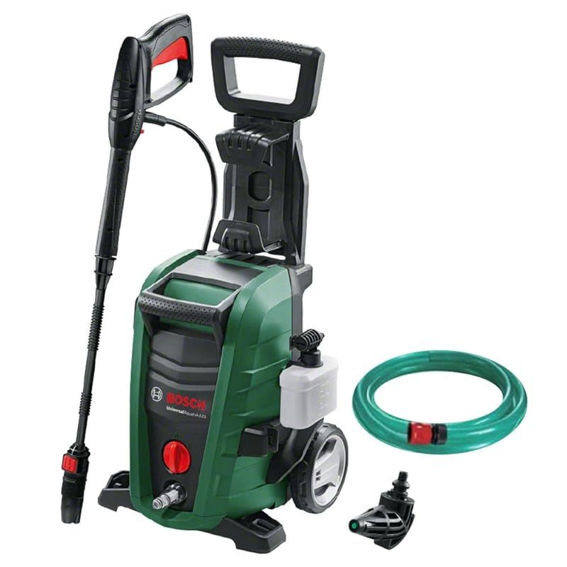 ボッシュ BOSCH 高圧洗浄機 1500W 最大許容圧力12MPa パワフル洗浄 コンパクト収納 8m高圧 3m水道ホース 車輪付き UA125 クリーナー 1