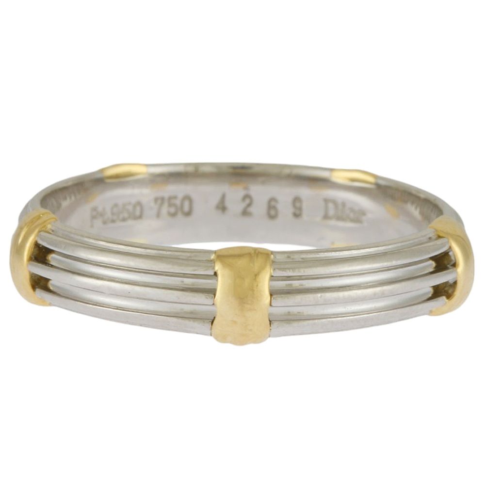 ディオール リング 指輪 15号 Pt950プラチナ レディース  Dior  中古 ディオール