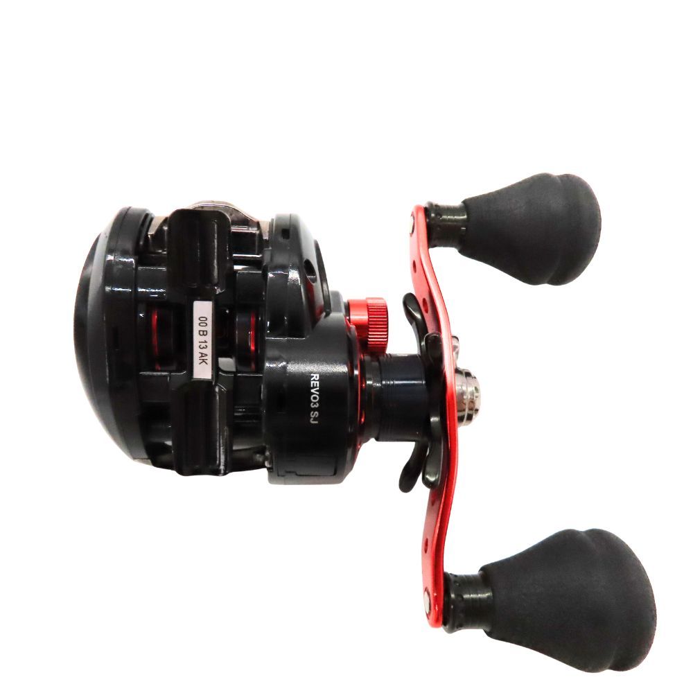  AbuGarcia アブガルシア SALTY STAGE REVO SJ ソルティーステージ レボ レッド 赤 リール 右ハンドル ダブルハンドル ナロースプール タイラバ ベイトリール(ルアー用) リール