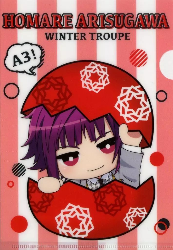 中古】クリアファイル 有栖川誉 「A3!(エースリー) ミニクリアファイル