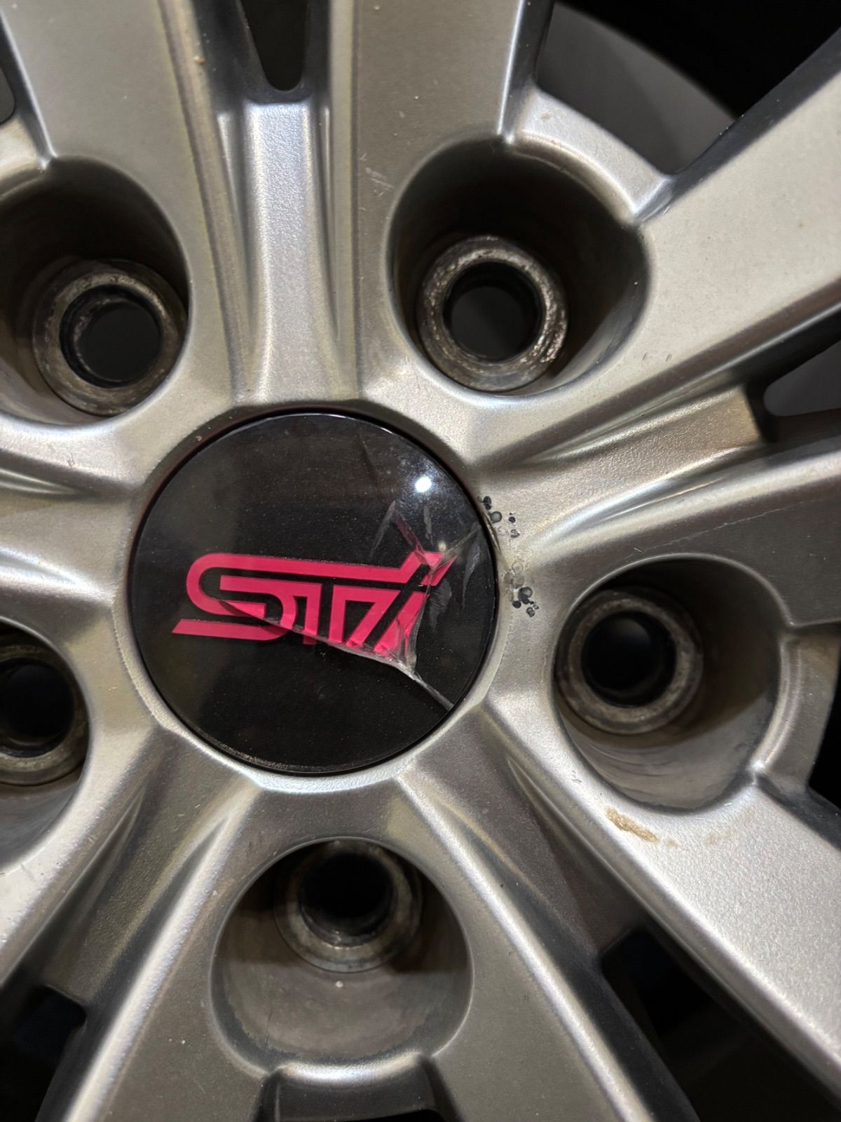 スバルWRX 純正鍛造ホイール　18インチ　チョイ傷　１本　スペアに！！ 極上品スバル WRX STI 純正 BBS ホイール 4本 鍛造 １８インチ 極上