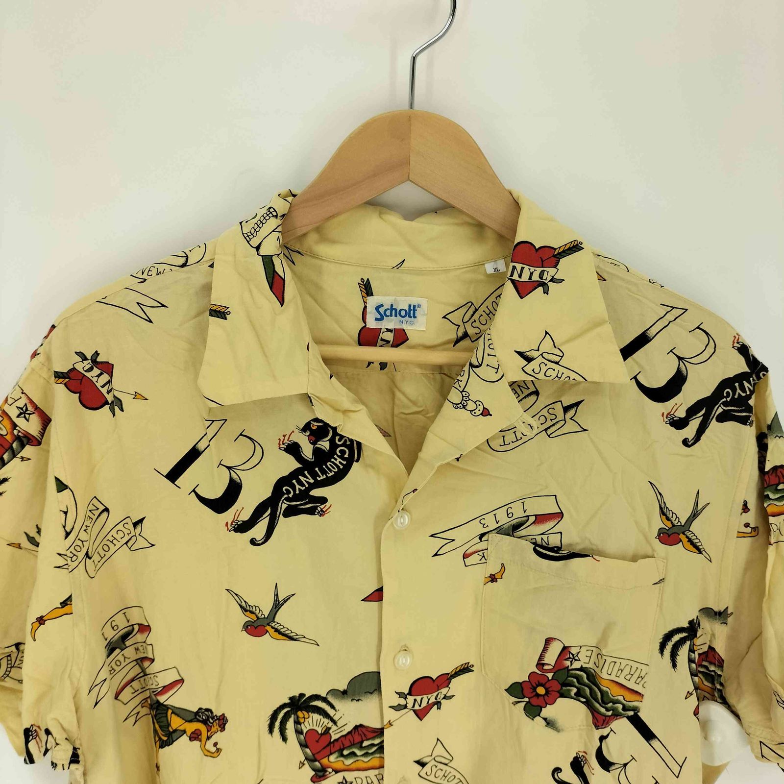 【中古】schott 19SS アロハシャツ サイズL 3195026 中古】schott 19SS アロハシャツ サイズL 3195026 - メルカリ