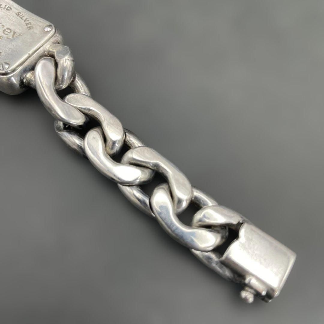 Obrey SOLID SILVER 純銀 チェーンブレスレットウォッチ