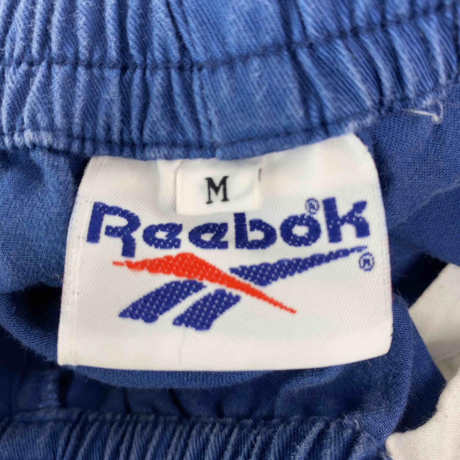 Reebok リーボック メンズ ショートパンツ ハーフパンツ ブルー ロゴ コットン