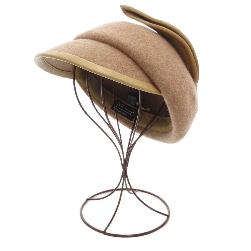 カシラ CA4LA タグ付き MAY FELT5 キャスケット 帽子 ウールフェルト