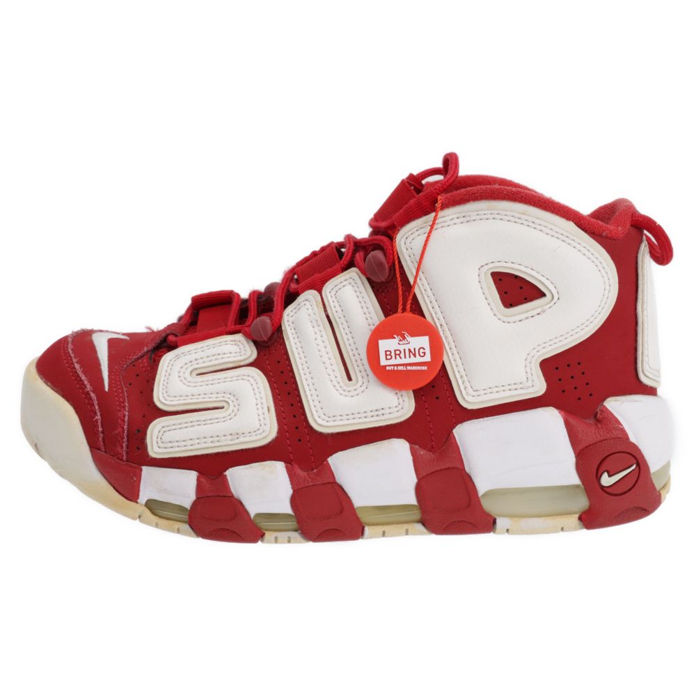 NIKE (ナイキ) ×SUPREME AIR MORE UPTEMPO 902290-600 シュプリーム  
