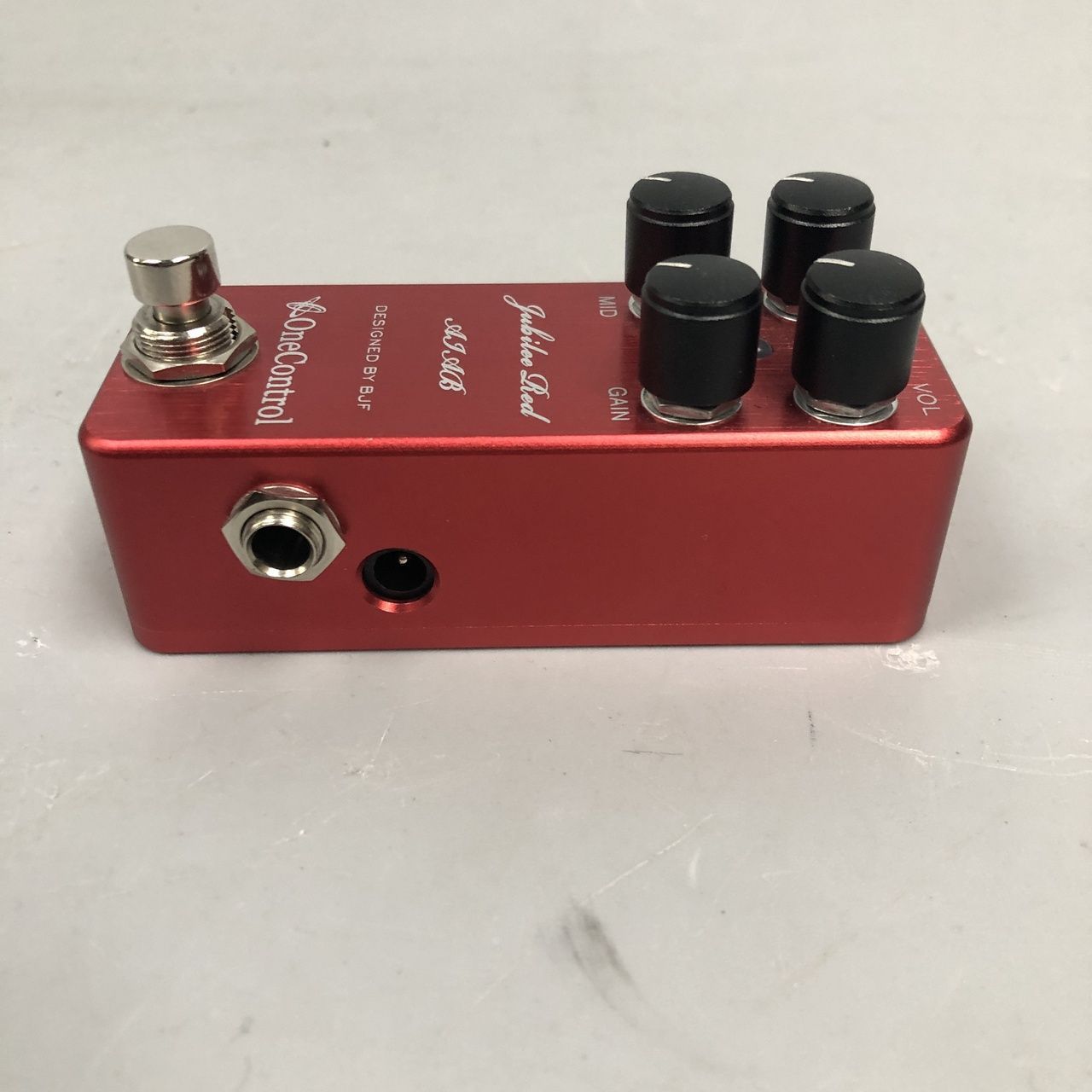 One Control Jubilee Red AIAB ディストーション One Control LWP Series Jubilee Red AIAB Solder Free Pedal