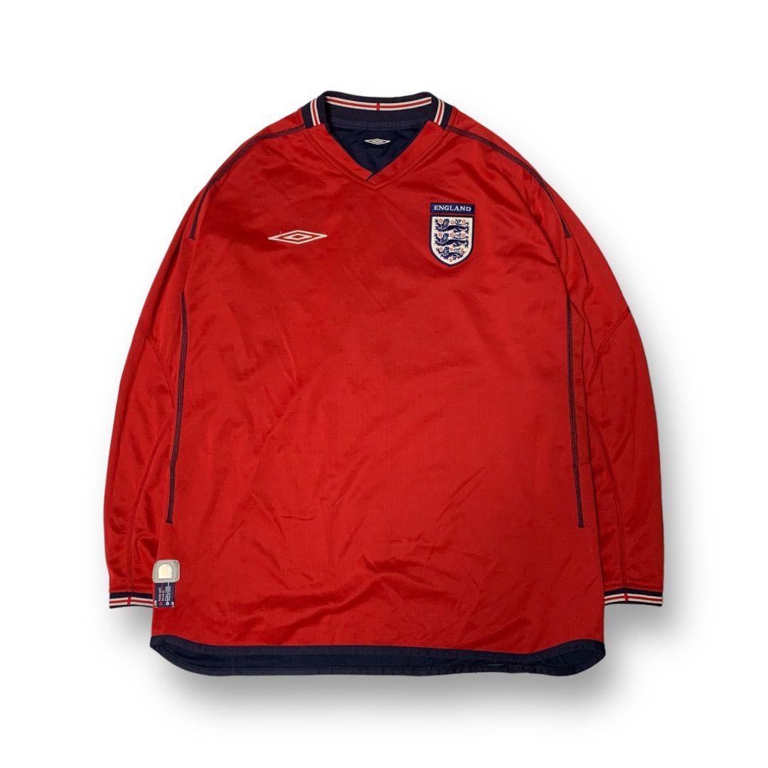 00s UMBRO “England National Team” L/S Reversible Game Shirt