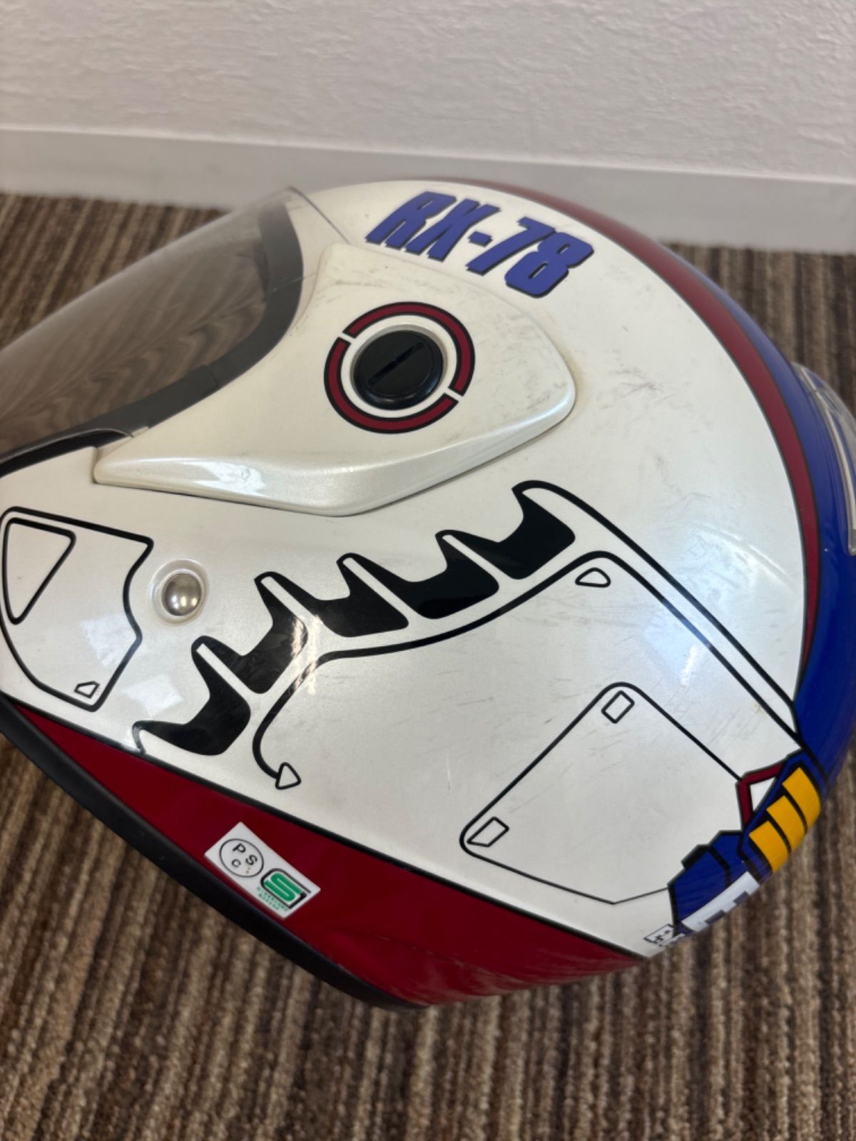 ガンダム RX-78 フルフェイス ヘルメット WB102 59～60cm FFCRYSTALESIA_COM