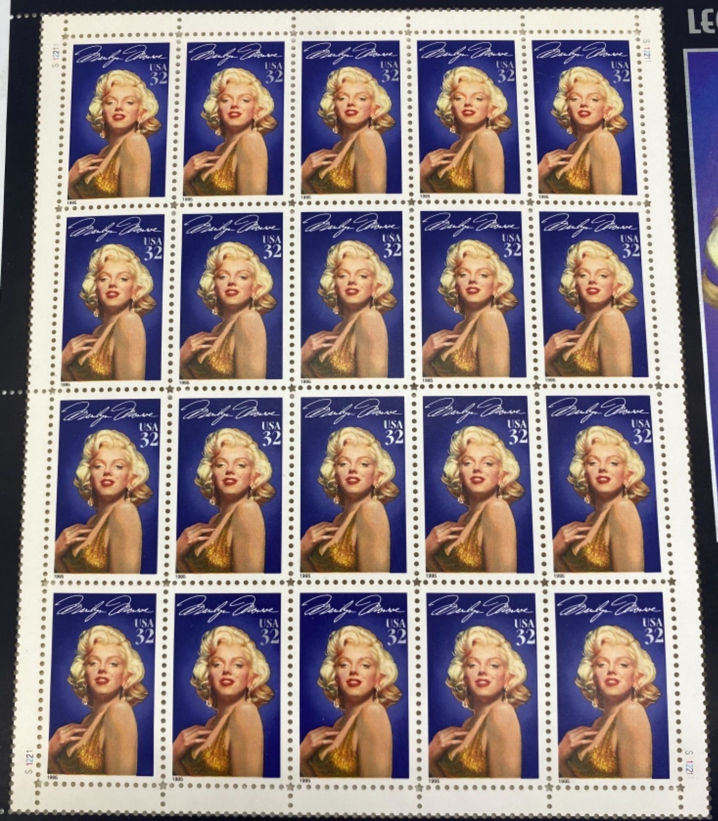 初売り マリリンモンロー Marilyn Monroe 32セント 海外切手シート