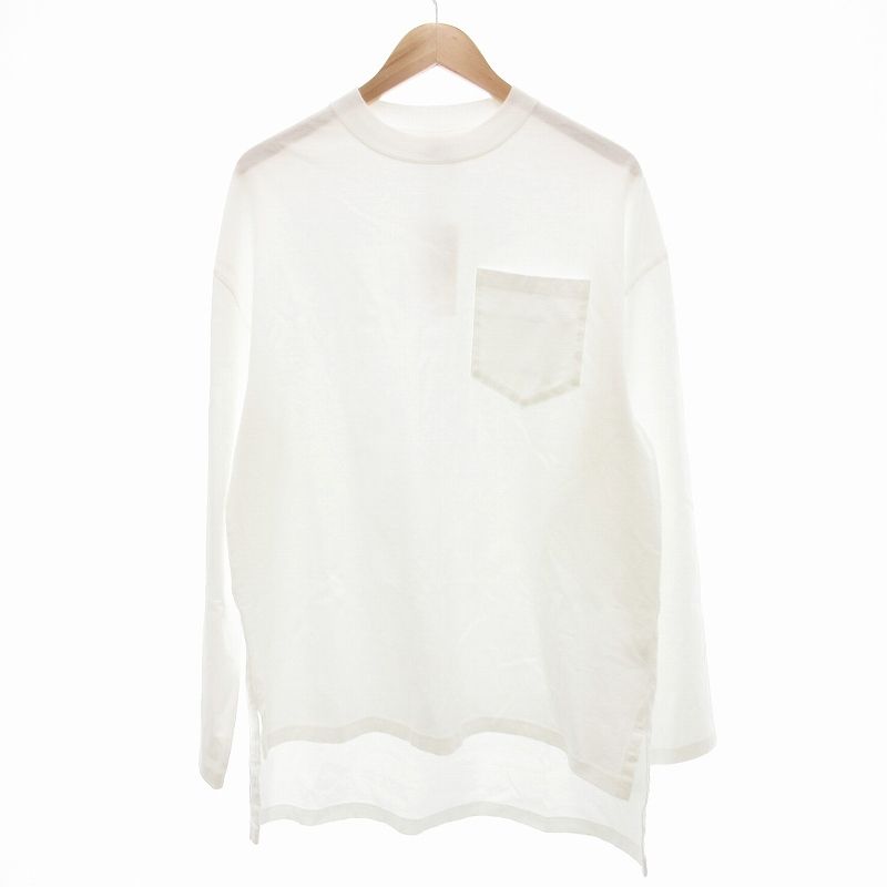 シーニュ Cygne 2WAY バルーンスリーブ トップス カットソー 長袖 0 ホワイト /DF ■OS レディース シーニュ Cygne 2WAY バルーンスリーブ トップス カットソー