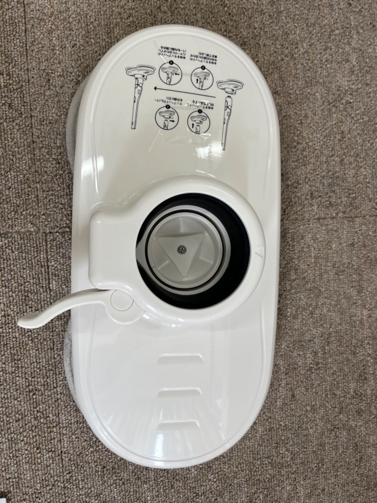 RS-028 立ったままお風呂とフローリングも掃除できちゃう電動モップクリーナー
