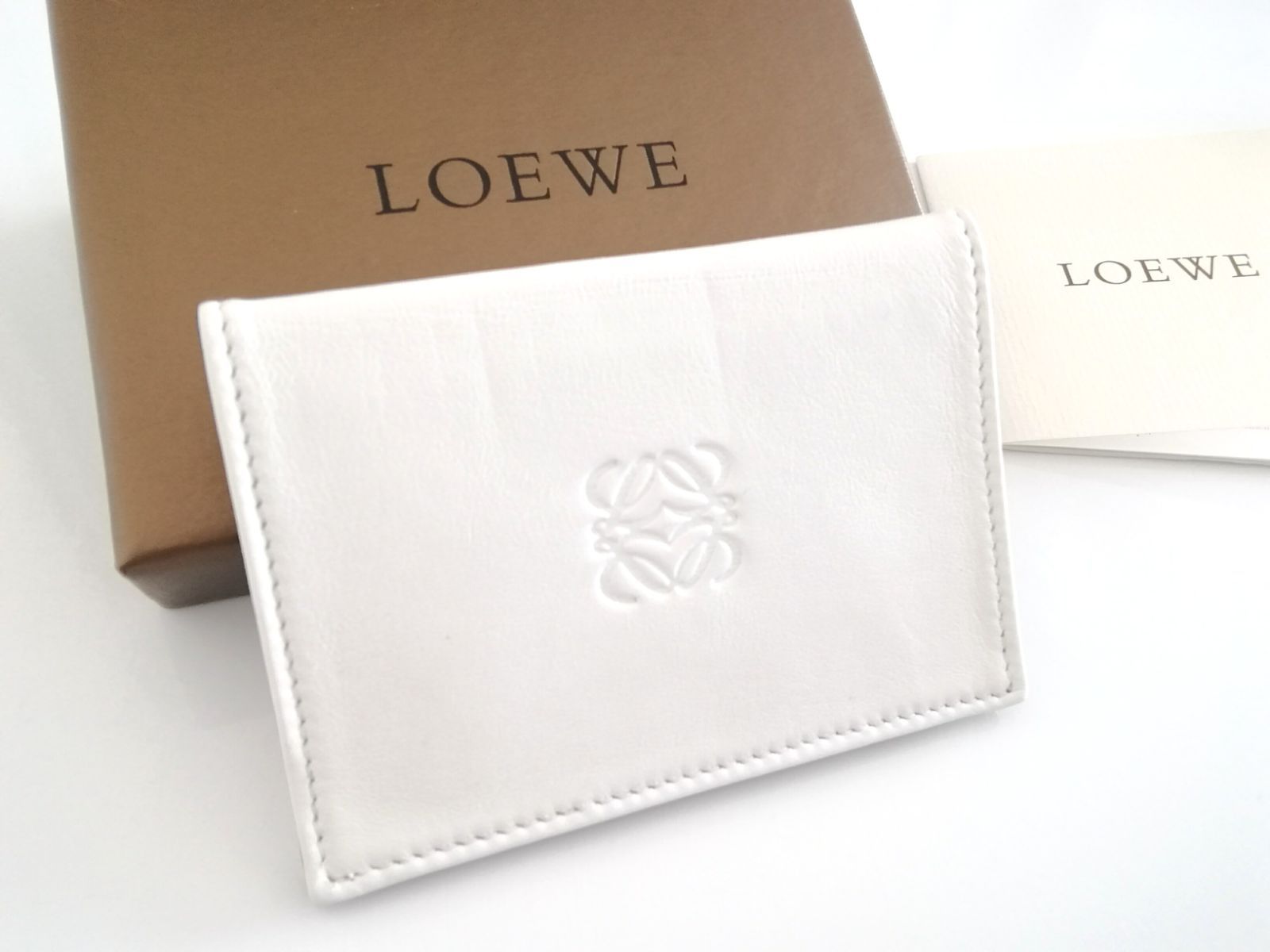 LOEWE ロエベ レザー カードケース 名刺入れ - cecati92.edu.mx