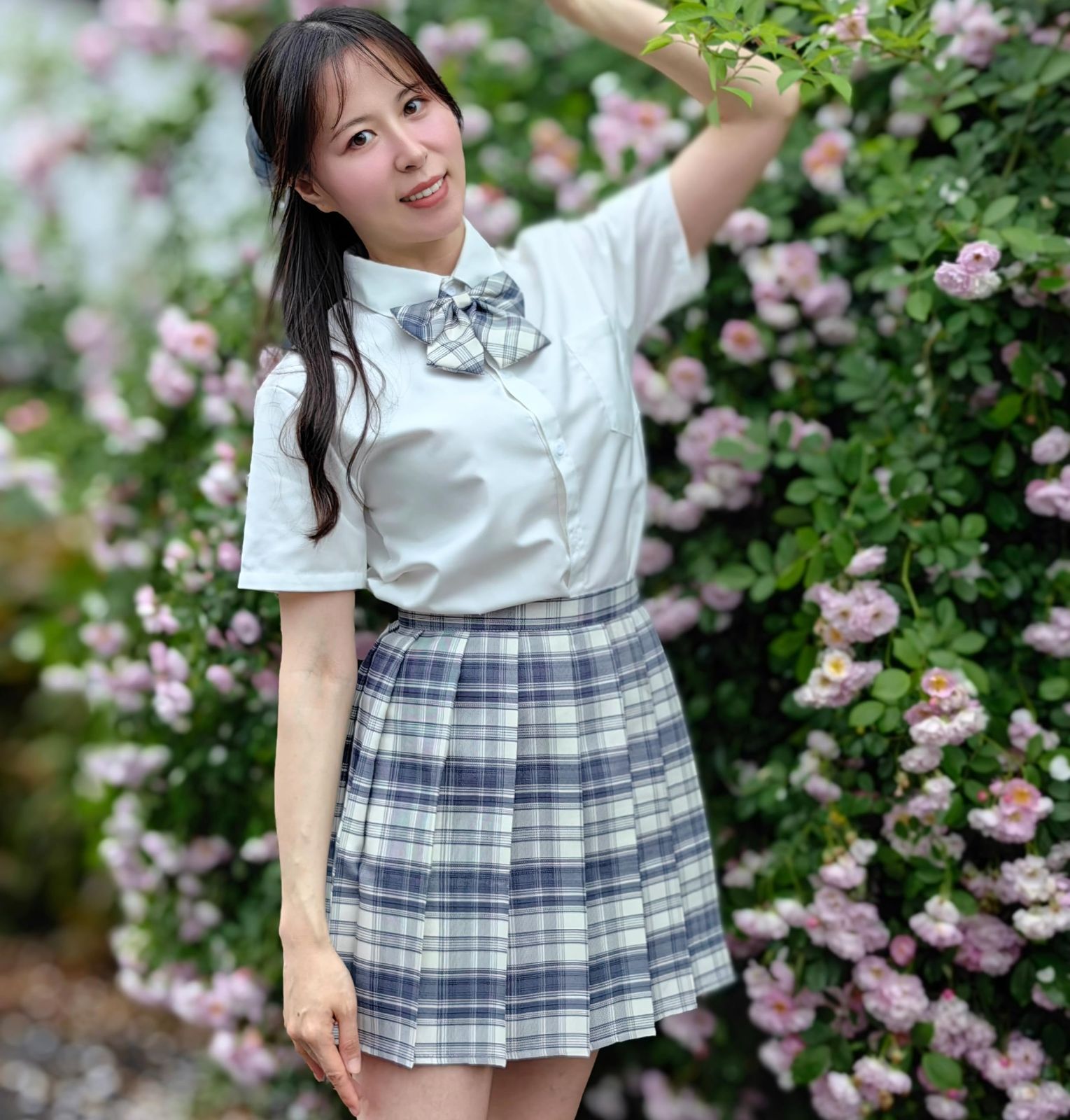 在庫処分】コスチューム 可愛い スカート セットアップ フル 学生服 学生服 制服 制服 半袖シャツちょうネクタイ正統派 セーラー服 上下セット  JKスクール制服 チェック柄 コスプレ プリーツスカート JK [Yomuasf] - メルカリ