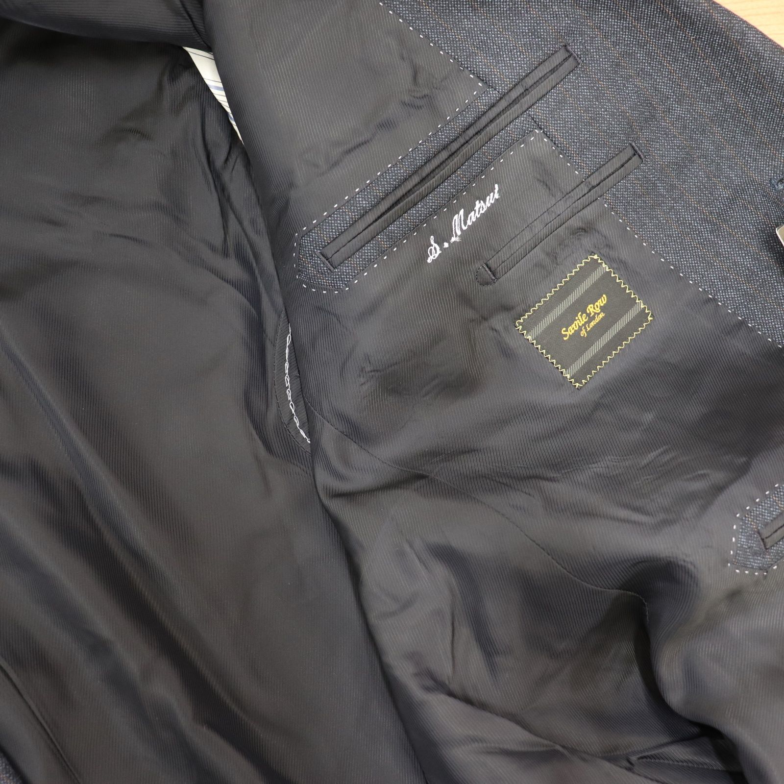 【未使用品】SAVILE ROW スーツAB7上下 ITRR38B7P6M8 未使用 SAVILE ROW サヴィルロウ スーツ 上下