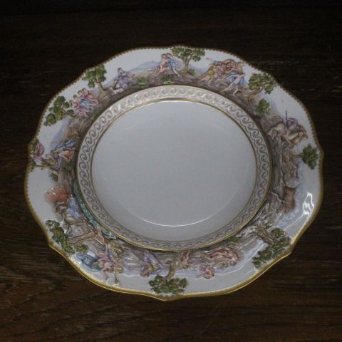 リチャードジノリ　カポディモンテ　プレート リチャードジノリ 直径約23.5cm ミュージアムコレクション