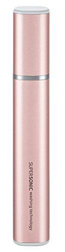 ピンク系_軽量タイプ 100g シャープ SHARP 超音波ウォッシャー コンパクト軽量タイプ USB防水対応 ピンク系 UW-S2-P