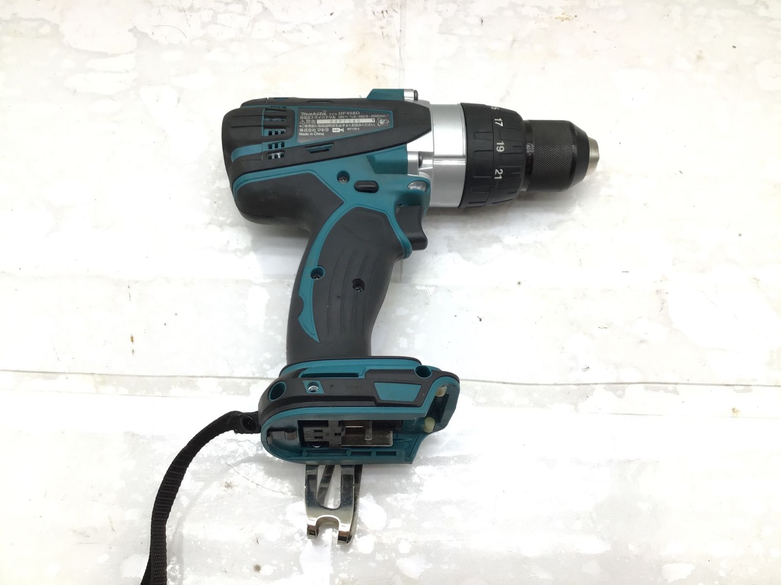 マキタ｜18V 充電式ドライバドリル 本体のみ 84Nm バッテリ・充電器・ケース別売 DF458DZ 中古Ｂmakita(マキタ) 18v充電式ドライバドリル (本体のみ) DF458DZ