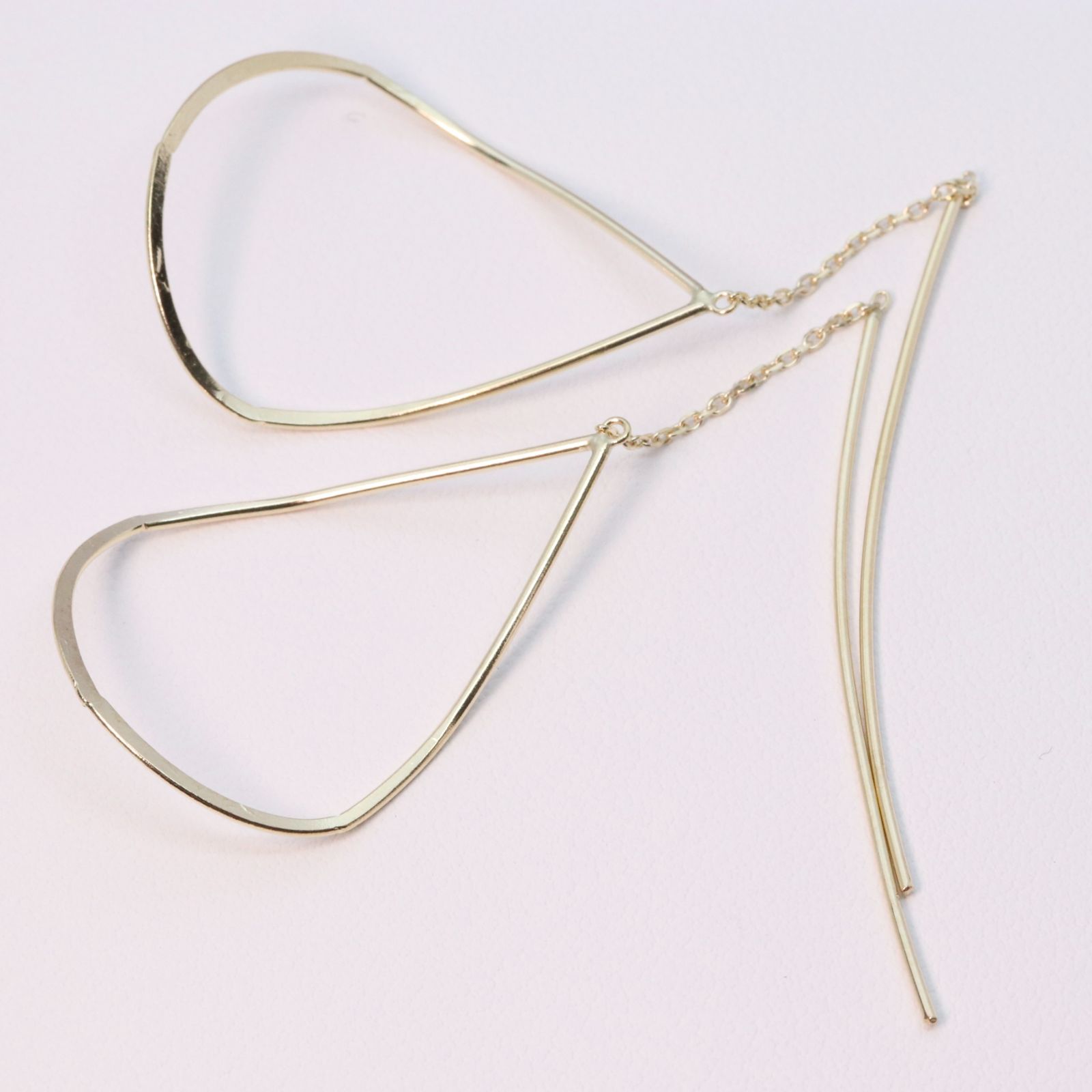 アガット ドロップ ピアス K10/24-1669S