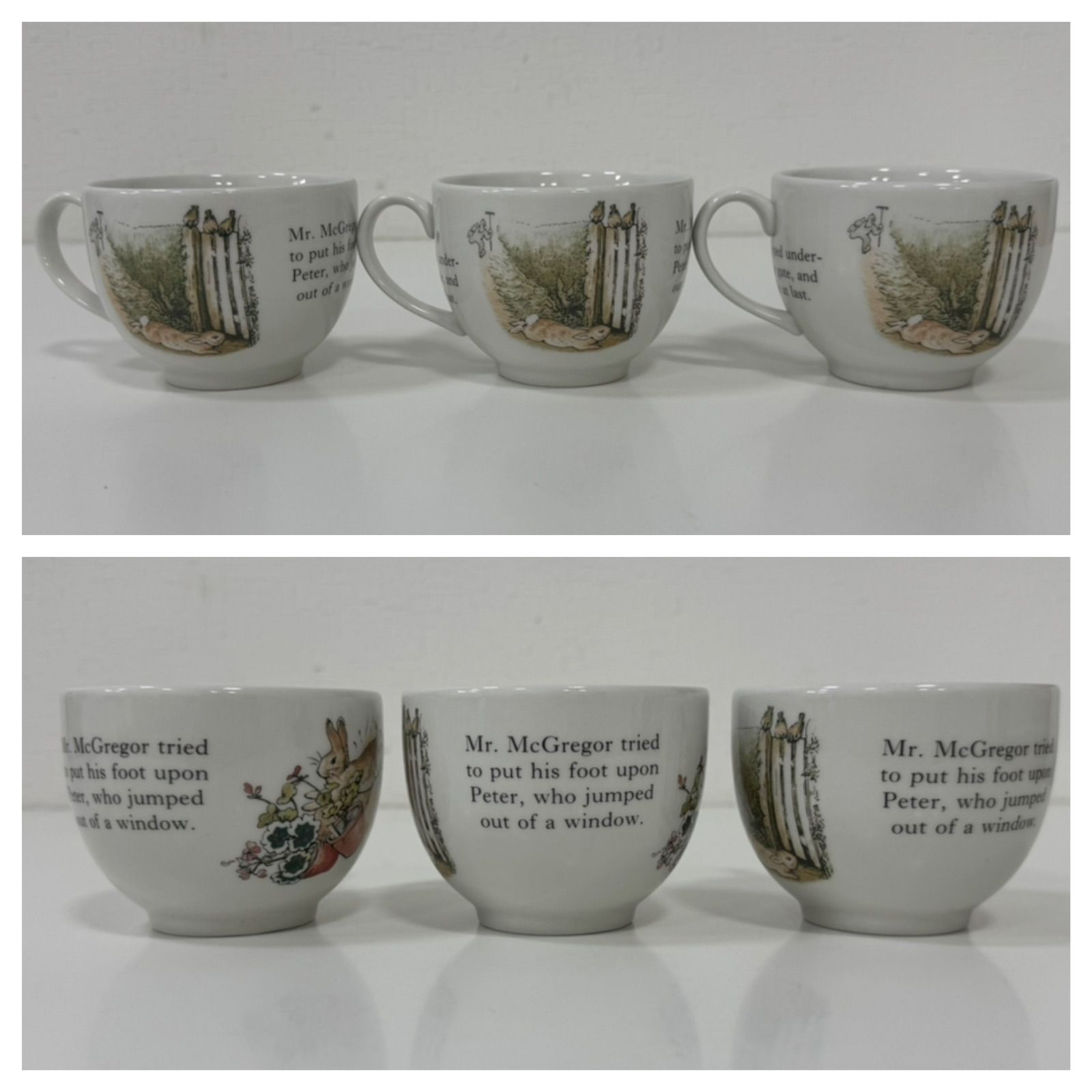 ウェッジウッド ピーターラビット コーヒー カップ＆ソーサー5客セット