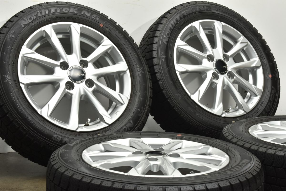 バリ溝 ZACK 14in 5J 39 PCD100 ノーストレック N5 165 65R14 ルーミー タンク ミラージュトール ブーン ソリオ ハスラー