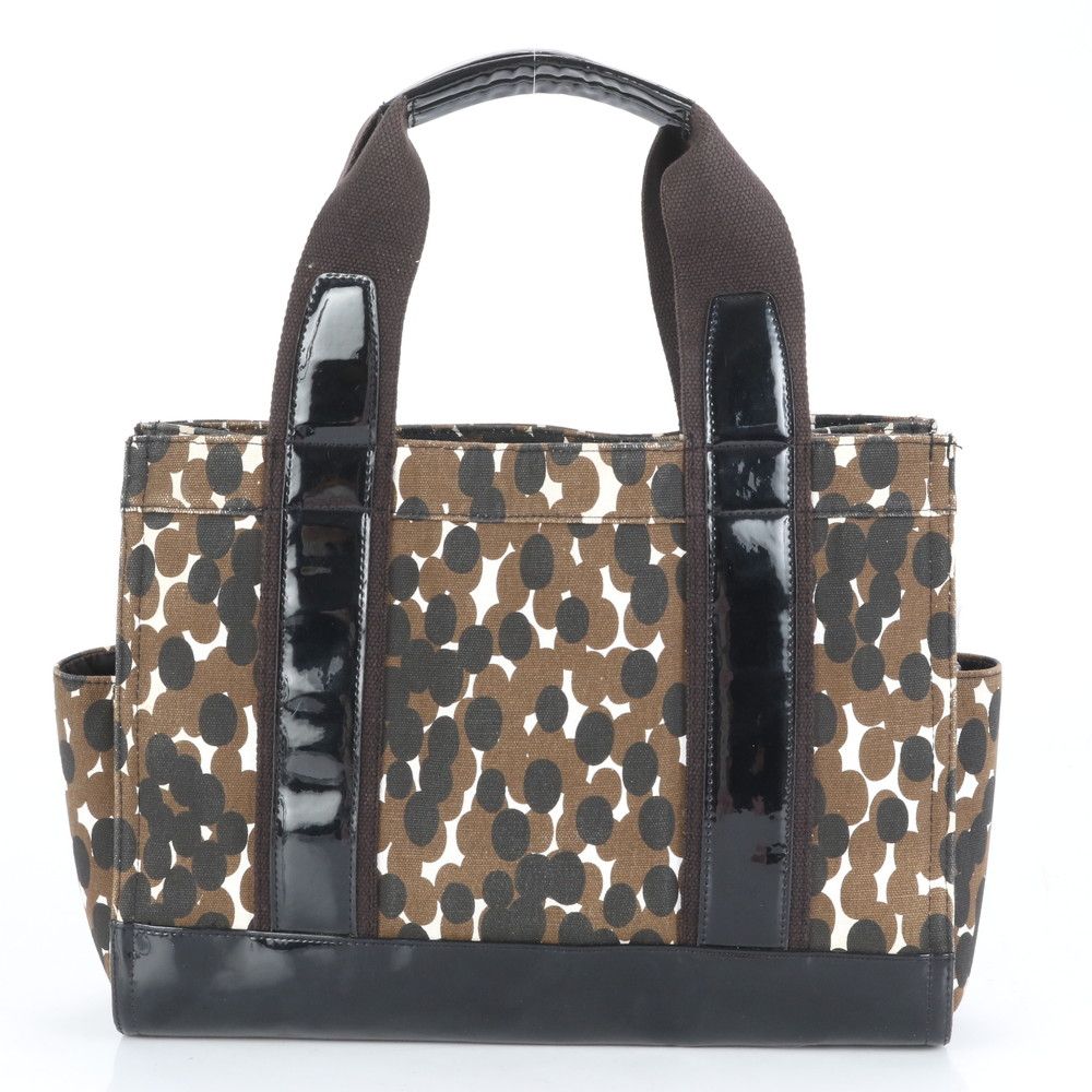 【極美品】トリーバーチ エラ トートバッグ キャンバス 肩掛け A4可 黒 TORY BURCH トリーバーチ トートバック エラ キャンバス トート