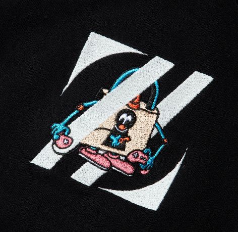ZETA DIVISION x vaultroom HOODIE / BLACK パーカー L/XL