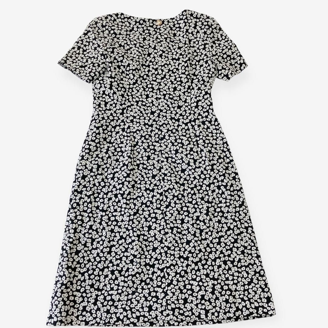 エスカダ レディース ワンピース ドレス 半袖 ハートチャーム M〜L 花柄