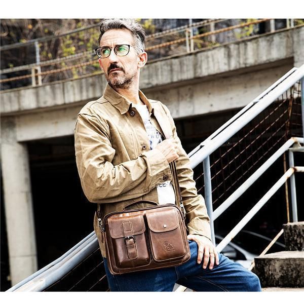 ワンショルダーバッグ メンズ ショルダーバック 牛革 斜めがけ 手提げかばん かばん バッグ メンズバッグ トートバッグ ハンドバッグ 通勤 Whatna 天 然 牛 革 ショルダーバッグ メンズ ボディ斜め掛け胸バッグ