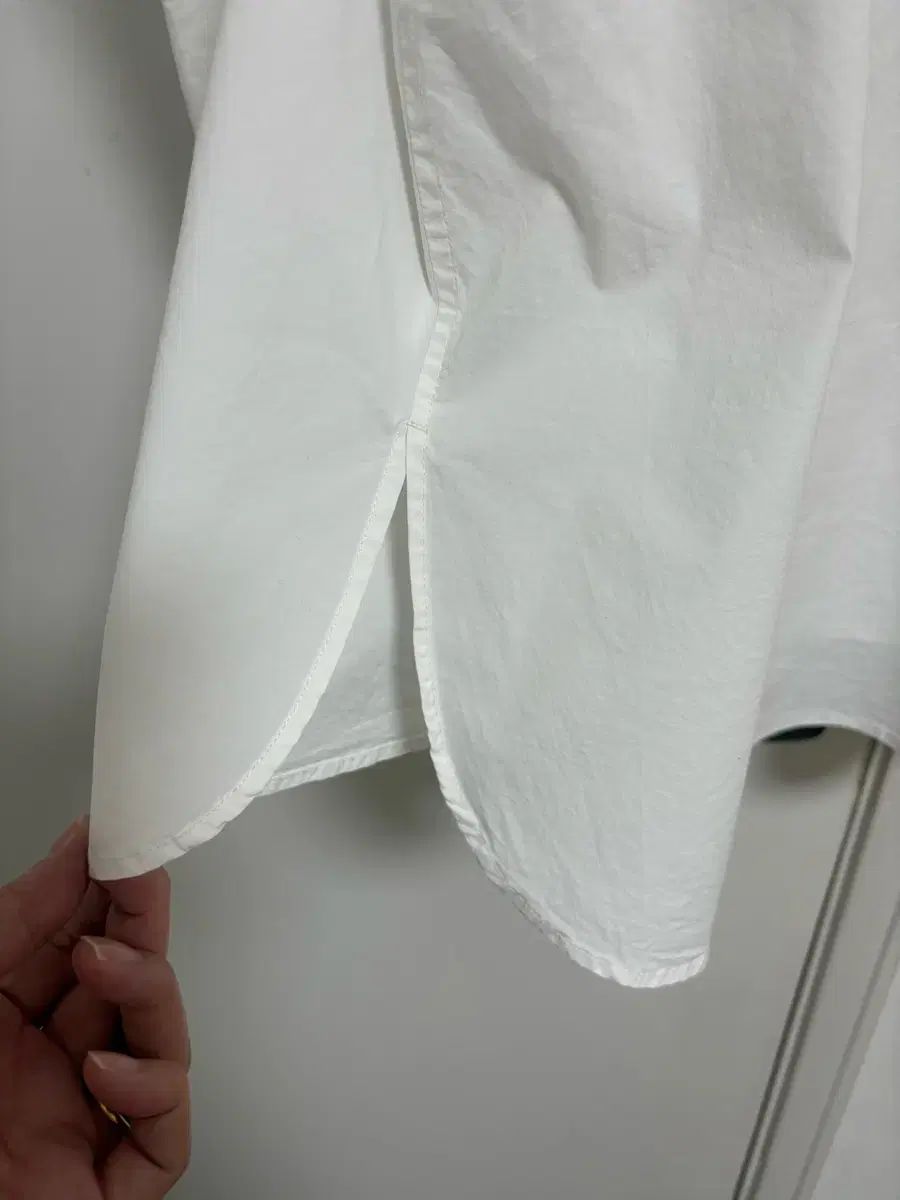  the CASHMERE ロング丈シャツ 長袖 シャツ ブラウス