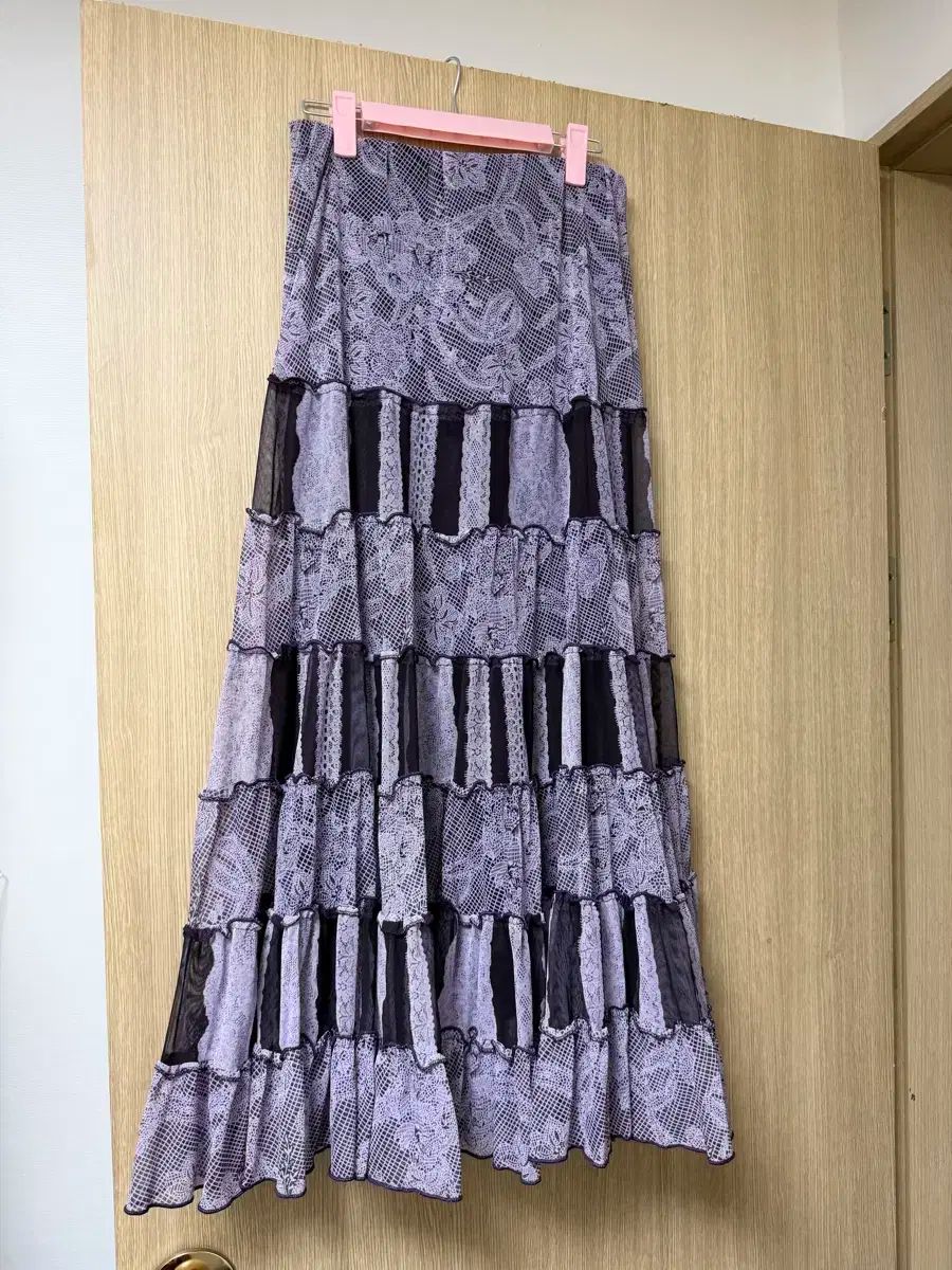 maymay レース ブラウス フリル装飾 スカート セット