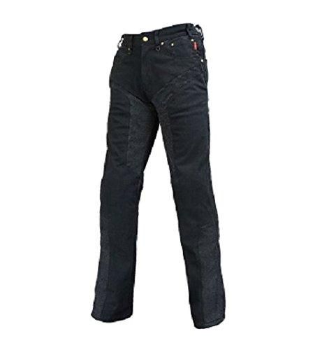 4営業日で発送 ラフアンドロード ROUGH-ROAD HFメッシュストレッチBKデニムパンツLF BK-MW RR7509LFBK2