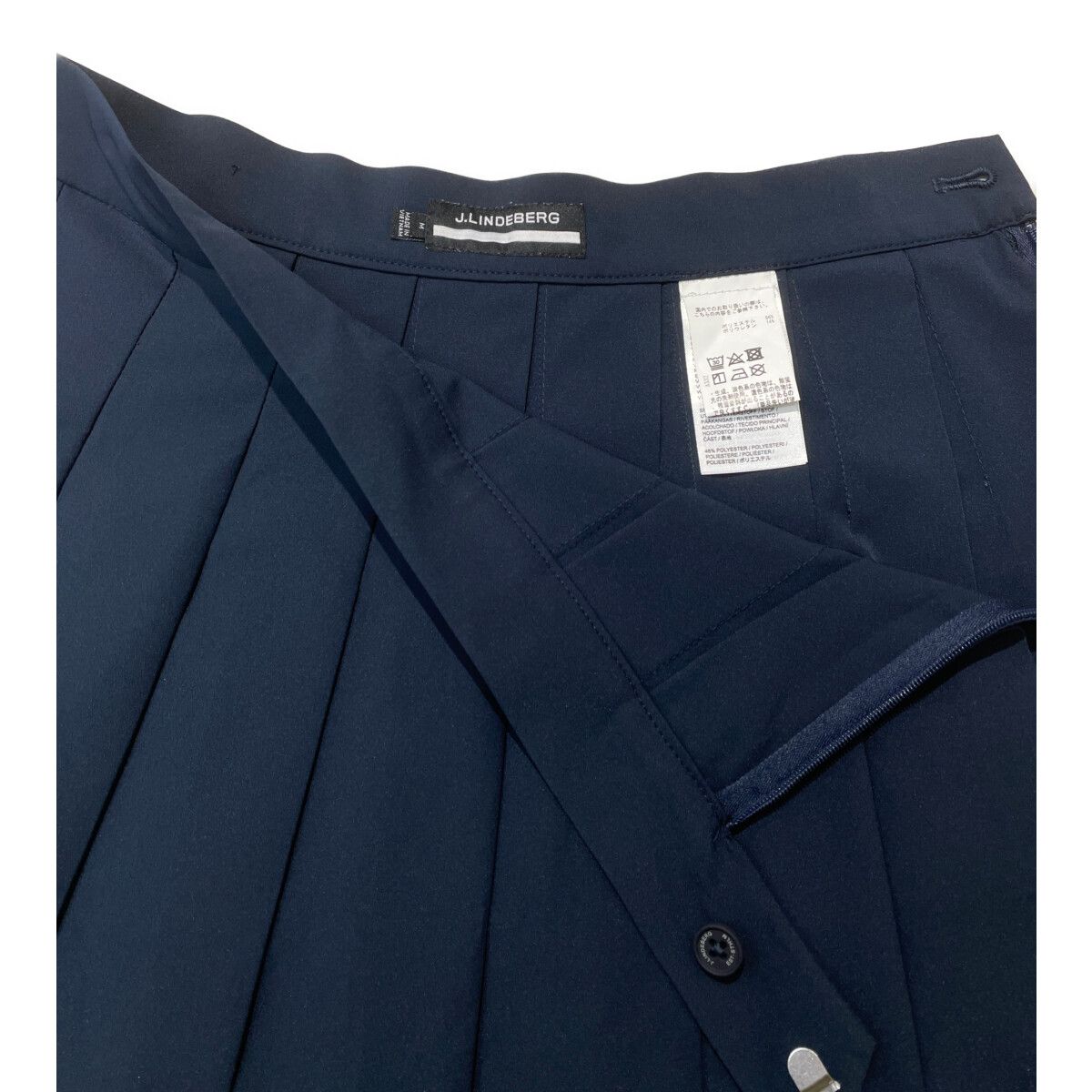 J.LINDEBERG - coco 中古 ジェイリンドバーグ J.LINDEBERG レディース スカート M 濃紺 ネイビー プリーツ J.LINDEBERG - coco 中古 ジェイリンドバーグ J.LINDEBERG