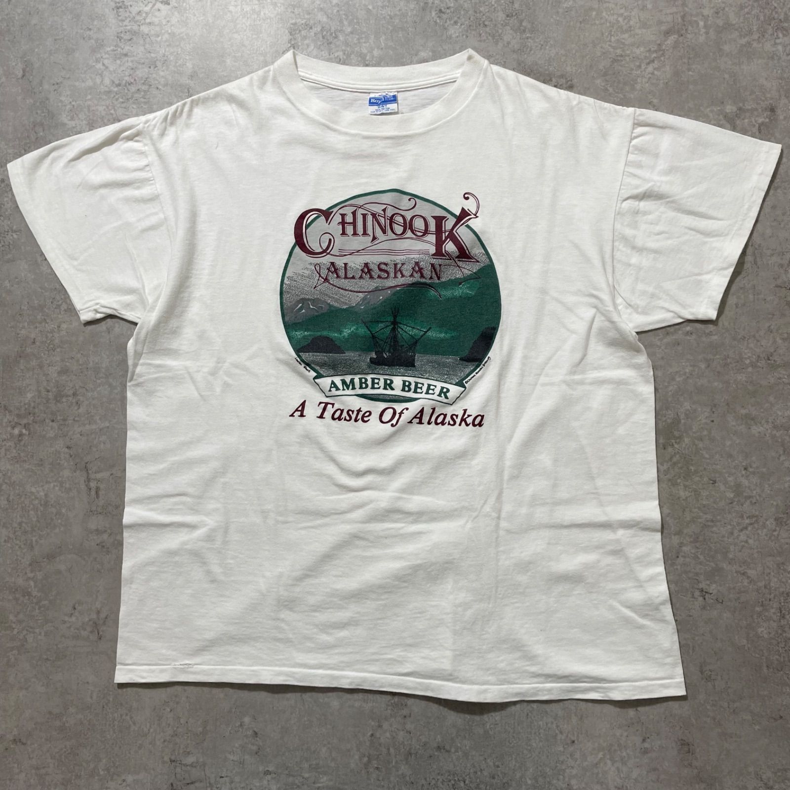 90s.USA製 シングルステッチ 半袖Tシャツ 企業 アート ホワイト XL 