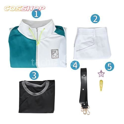 保管品 プロジェクトセカイ カラフルステージ! Vivid BAD SQUAD プロセカ ビビバス 白石 杏 風 コスプレ衣装 ウィッグ コスプレ靴 イベント 演出 保証書付、新品送料無料。