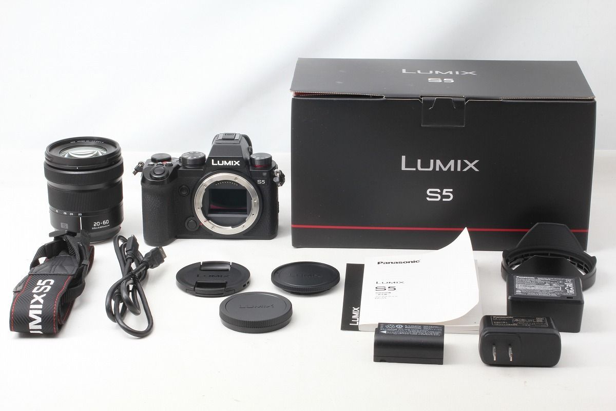Panasonic パナソニック LUMIX DC-S5K 標準ズームKレンズキット ブラック ブラック 僅か12206ショット 付属品完備 元箱 47169