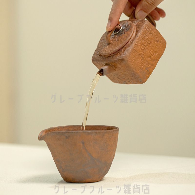 茶器 岩鉱陶泥ハスの葉手摑茶壺 煎茶器 新品未使用 長嘴水平工夫茶壺 – 辰翼茶荘