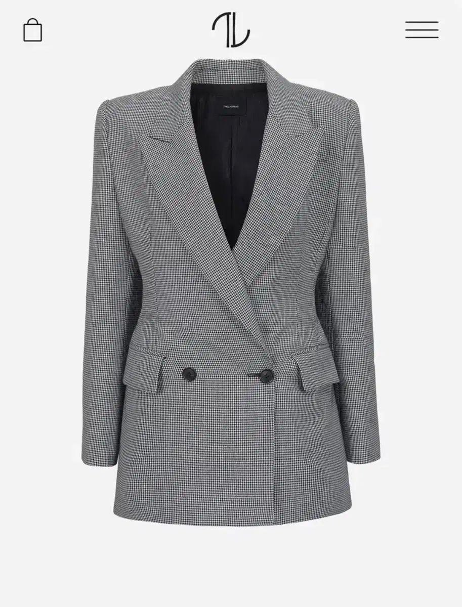 THE LAURENT ハウンドトゥース ジャケット s ブレーザー レギンス