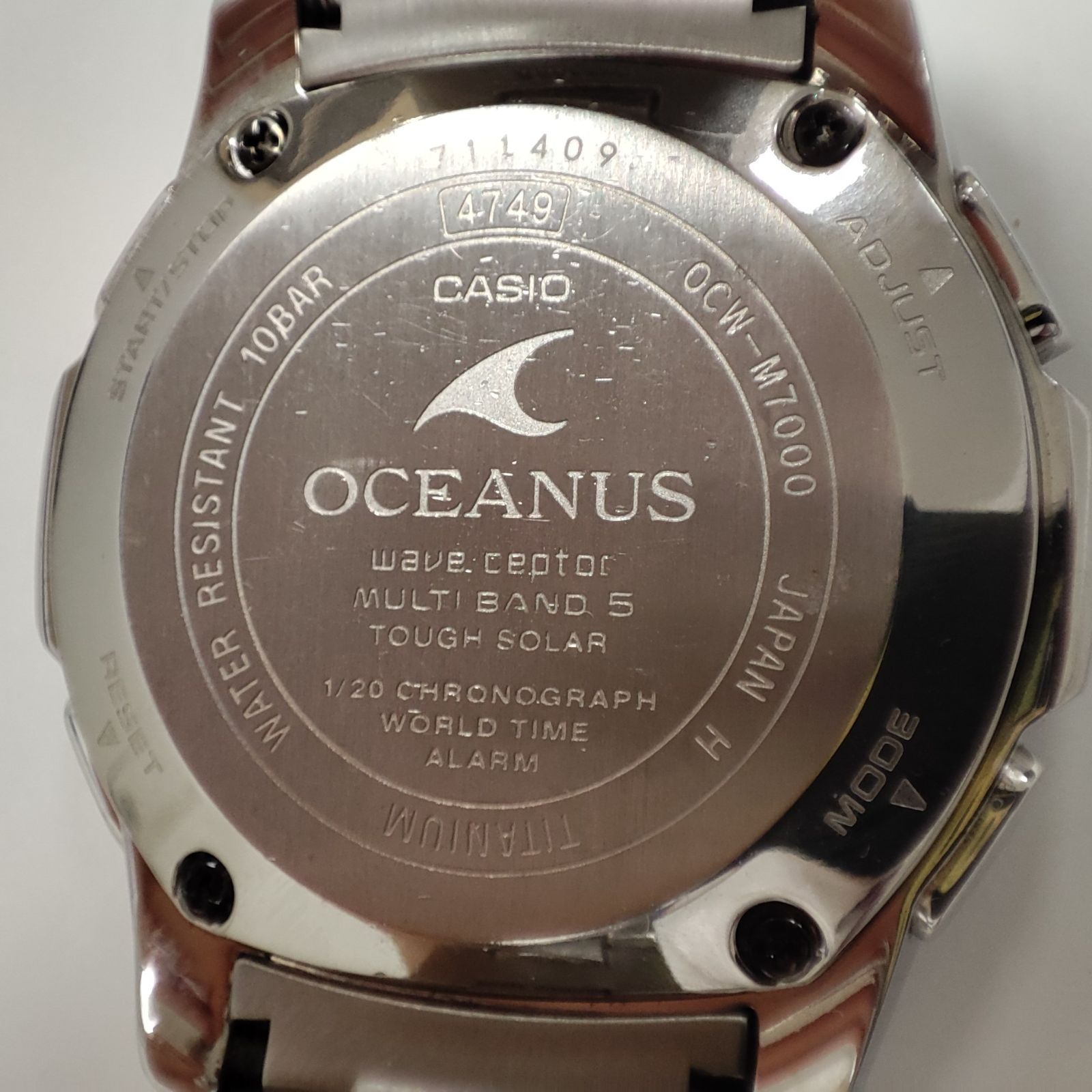 稼働 CASIO OCEANUS カシオ 腕時計 OCW-M7000 稼働 CASIO OCEANUS カシオ 腕時計 OCW-M7000 - メルカリ